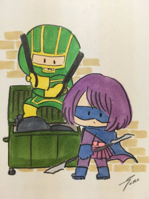 ヒットガールのtwitterイラスト検索結果