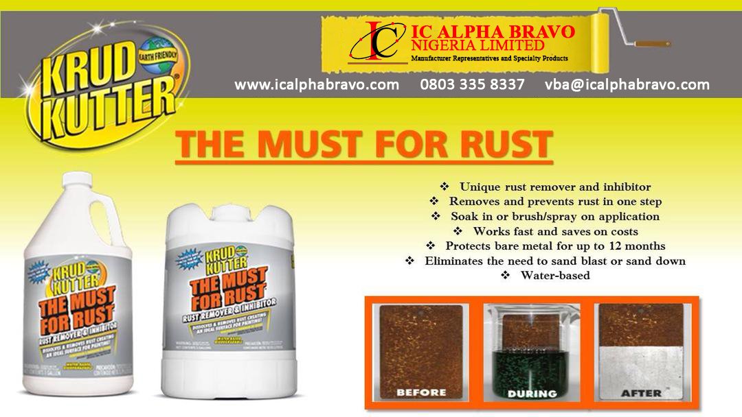 The Must for Rust - Rust Remover & Inhibitor