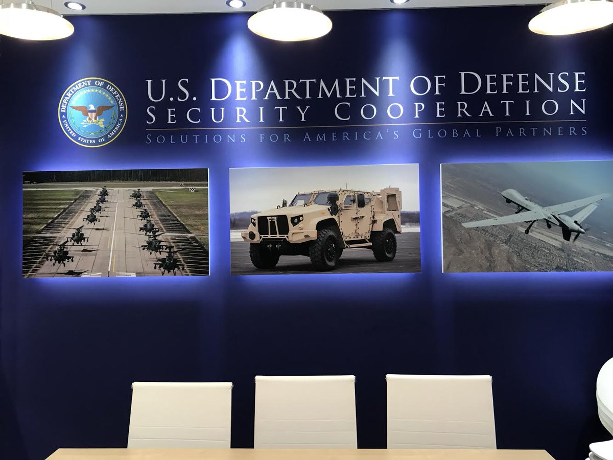 creatacor's tweet image. Courtney and Kyle are in Paris at Eurosatory 2018 with the US Department of Defense Security Cooperation Agency at Parc des Expositions Villepinte with their 6m x 6m custom exhibit, in partnership with Zee Design from the UK.