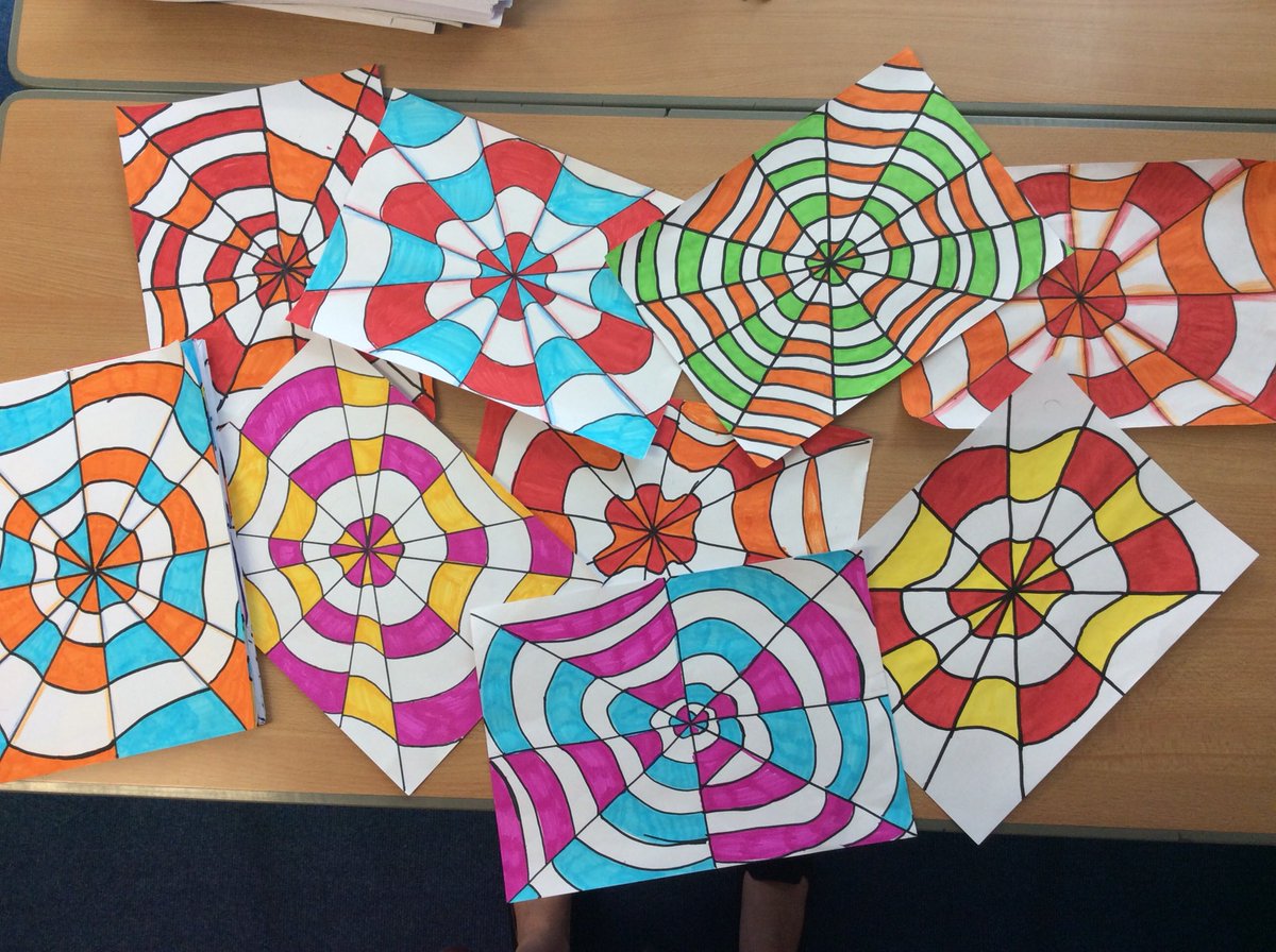 LochsidePS's tweet photo. Some of our optical illusion art from this afternoon. Some super shading provided the perfect illusion. #P7K https://t.co/NvK9QExmtY