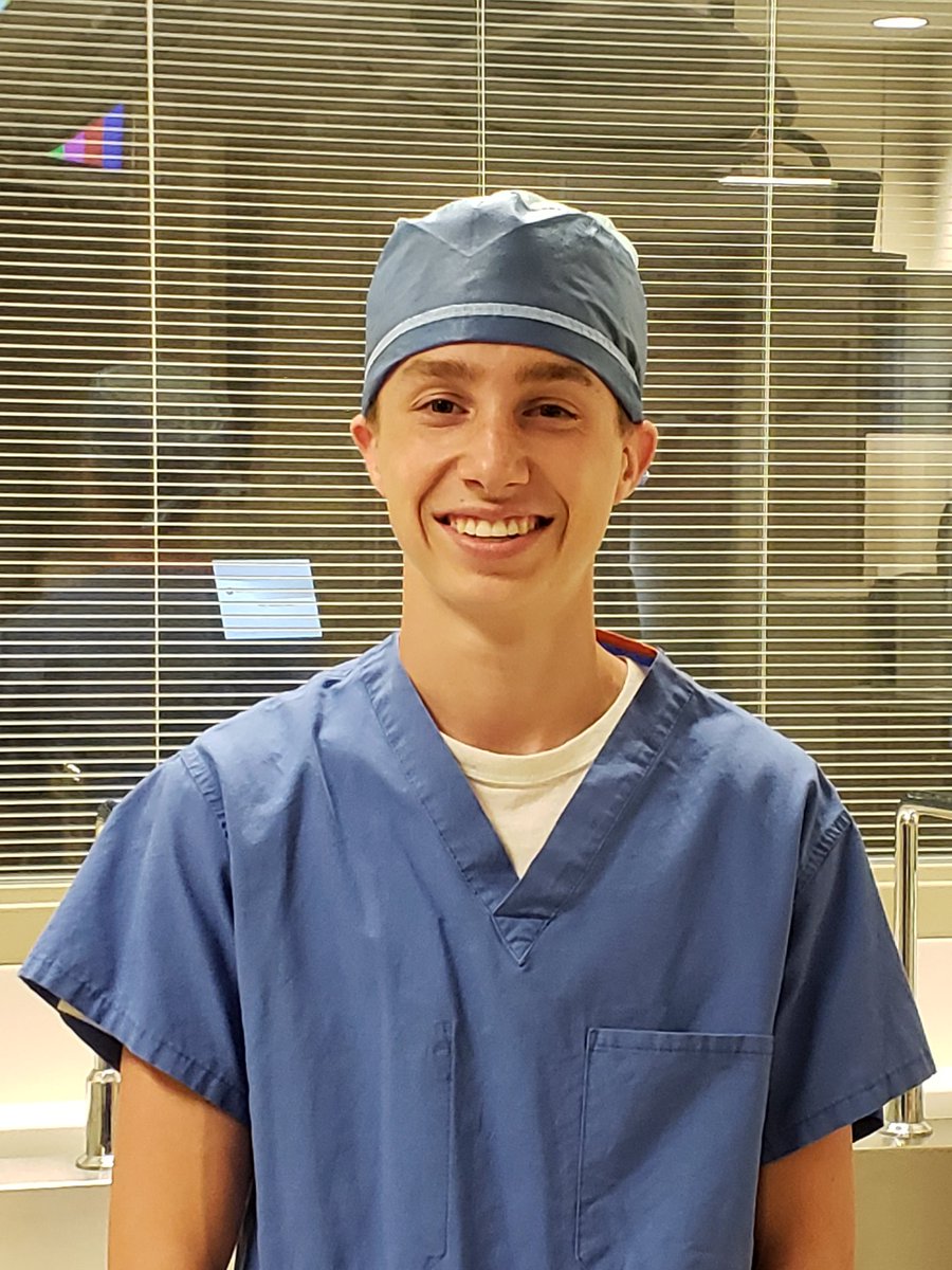 surgeonscott's tweet photo. #FredoniaMedicalAcademy Scientist Cooper Odell ready for his OR shadowing @FredoniaJackets https://t.co/Ds85VvshaA