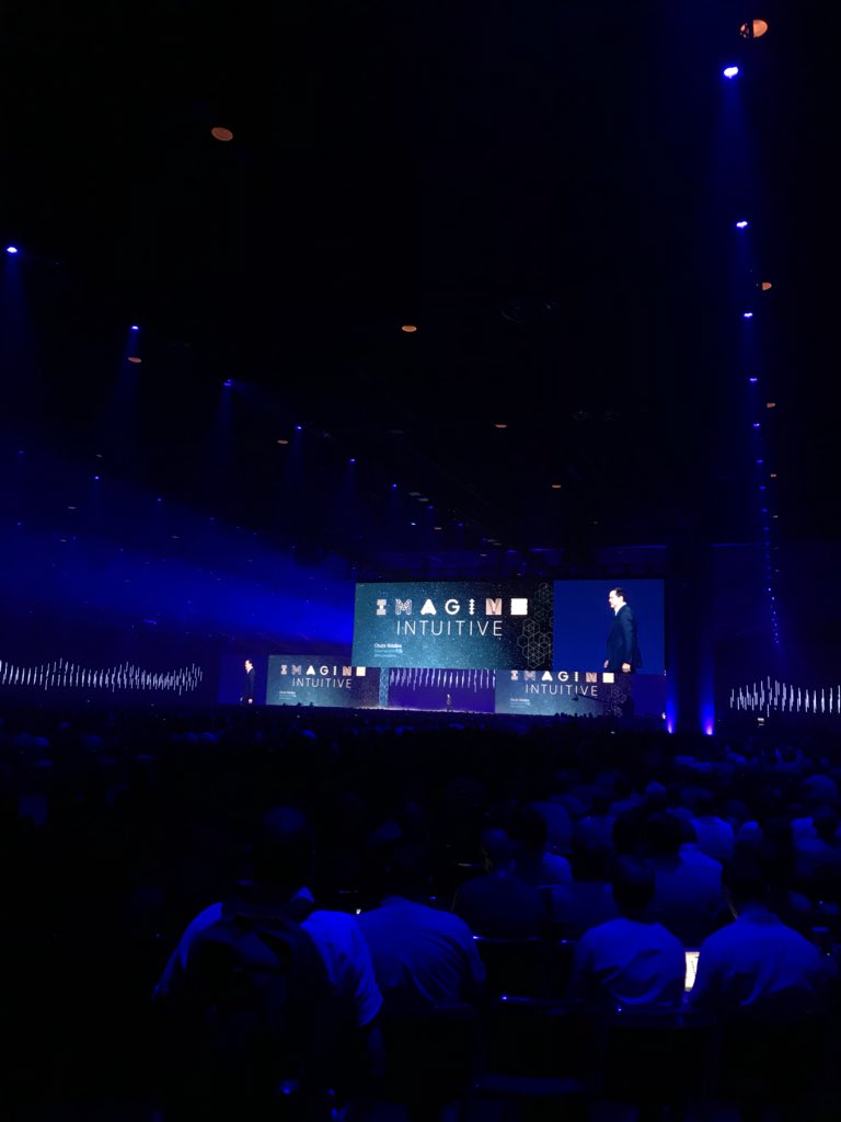 markschnab's tweet image. View from the back row! #clus