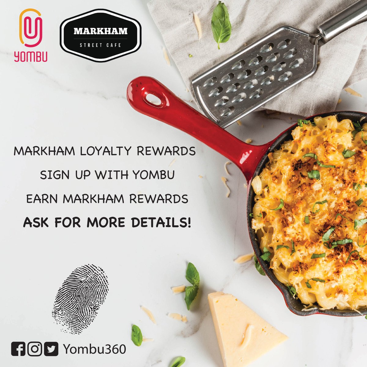 Markham Street Cafe is accepting Yombu! Ask about their reward details.
#payeasy #paynaked #MondayMotivation #MondayMorning <a href="/mcuban/">Mark Cuban</a>
