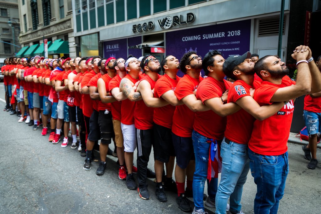 liluzibert_'s tweet photo. Its always an honor to celebrate alongside my Hermanos. Heres to the beautiful country of Puerto Rico. Puerto Rico WILL. RISE. AGAIN. #unidosporpuertorico #PRparade2018 #LambdaAlphaUpsilon #LauisLAW #puertorico #PR #PapisOfPi https://t.co/qctpscmi0e