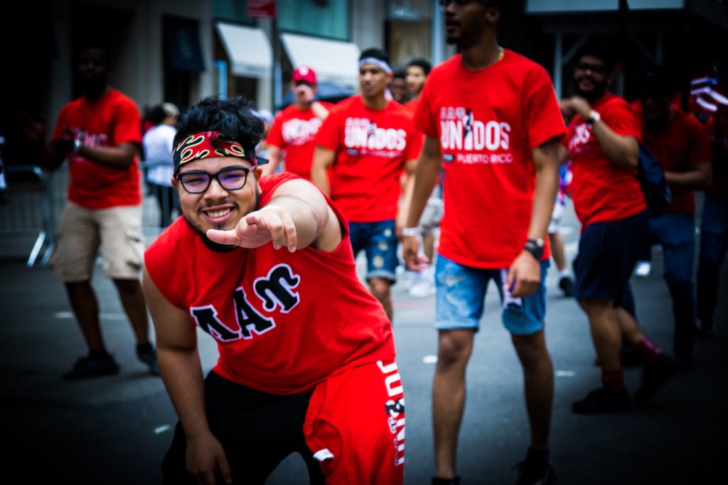 liluzibert_'s tweet photo. Its always an honor to celebrate alongside my Hermanos. Heres to the beautiful country of Puerto Rico. Puerto Rico WILL. RISE. AGAIN. #unidosporpuertorico #PRparade2018 #LambdaAlphaUpsilon #LauisLAW #puertorico #PR #PapisOfPi https://t.co/qctpscmi0e