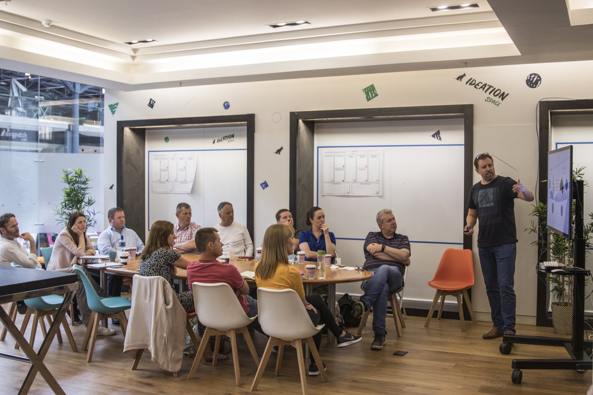 dogpatchlabs's tweet photo. Great start to the @UlsterBank internal #startup #incubator this morning in our new Ideation Space. ✍🏽💡

Looking forward to seeing what new #fintech and #banking solutions can come from the programme! https://t.co/guQRtQDR3E