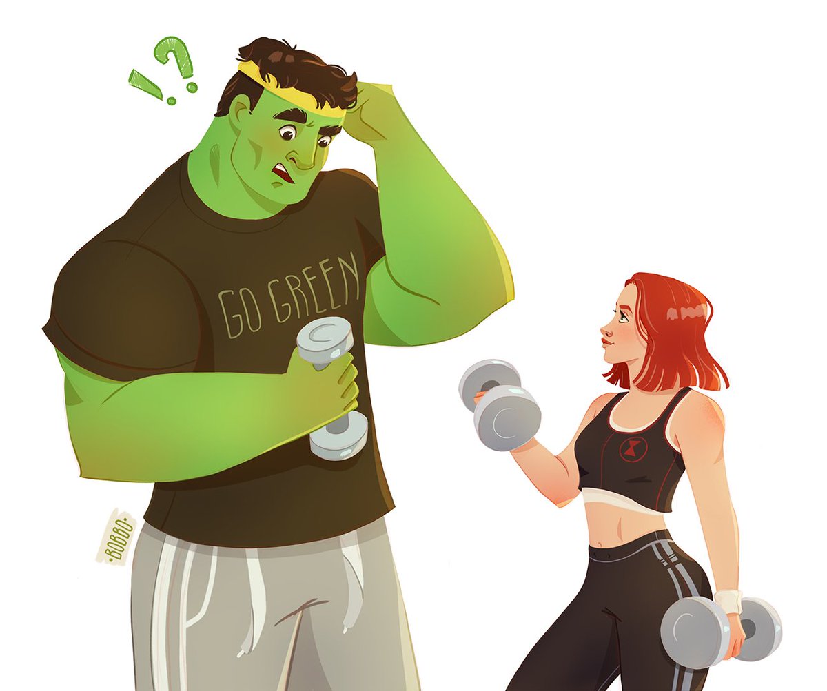 #MondayMotivation from Hulk and Black Widow - digital illustration that I did recently! 🔥

#Marvel #Hulk #Avengers #AvengerInfinityWar #characterdesign #illustrations