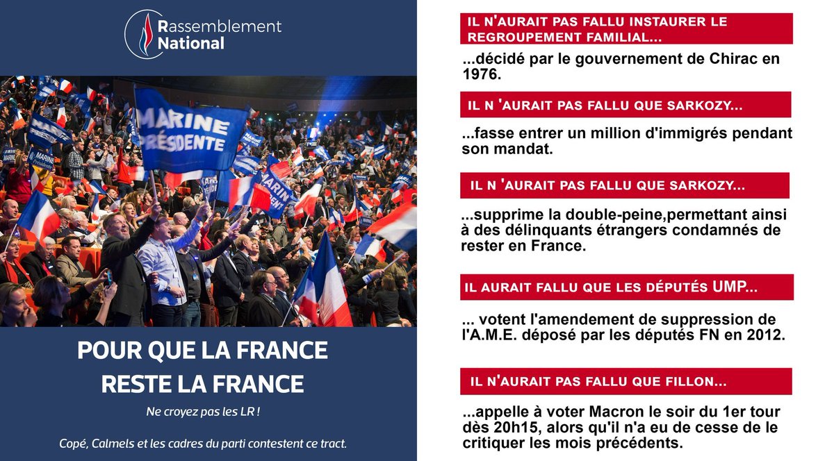 EleonoreBez's tweet photo. Voici la bonne version du tract. #PourQueLaFranceResteLaFrance https://t.co/al4Ow4pt0S