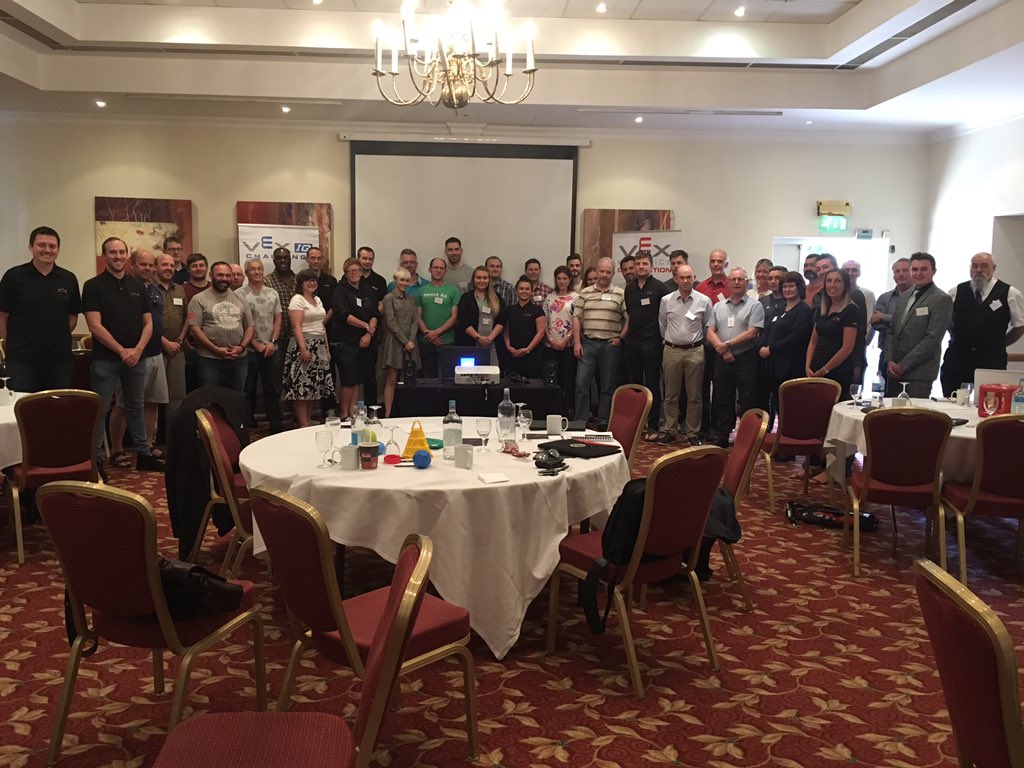 VEXRoboticsUK's tweet image. That's a wrap on the #EPSummit2018, thanks to everyone who made it - here's to another great year for VEX and our Event Partners 🙌🇬🇧 #omgrobots #VEXRoboticsUK