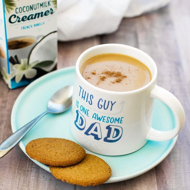 GoDairyFree's tweet photo. A special mug for my dad & homemade, dairy-free Snickerdoodle Cold Brew Coffee w/ @so_delicious - got the goods @target
See link in bio for the recipe! #dairyfree #springcoffee #targetmugs https://t.co/G4scdBXOlv https://t.co/IBrk01DnlK