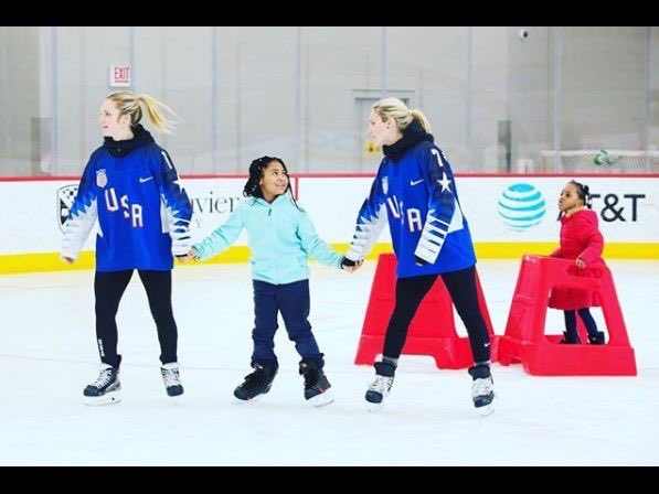 Stumbled across this today. A fun night on the ice with some Girl Scouts.  Thank you @insureon for putting together a great event.....should have captured the collision we had too.