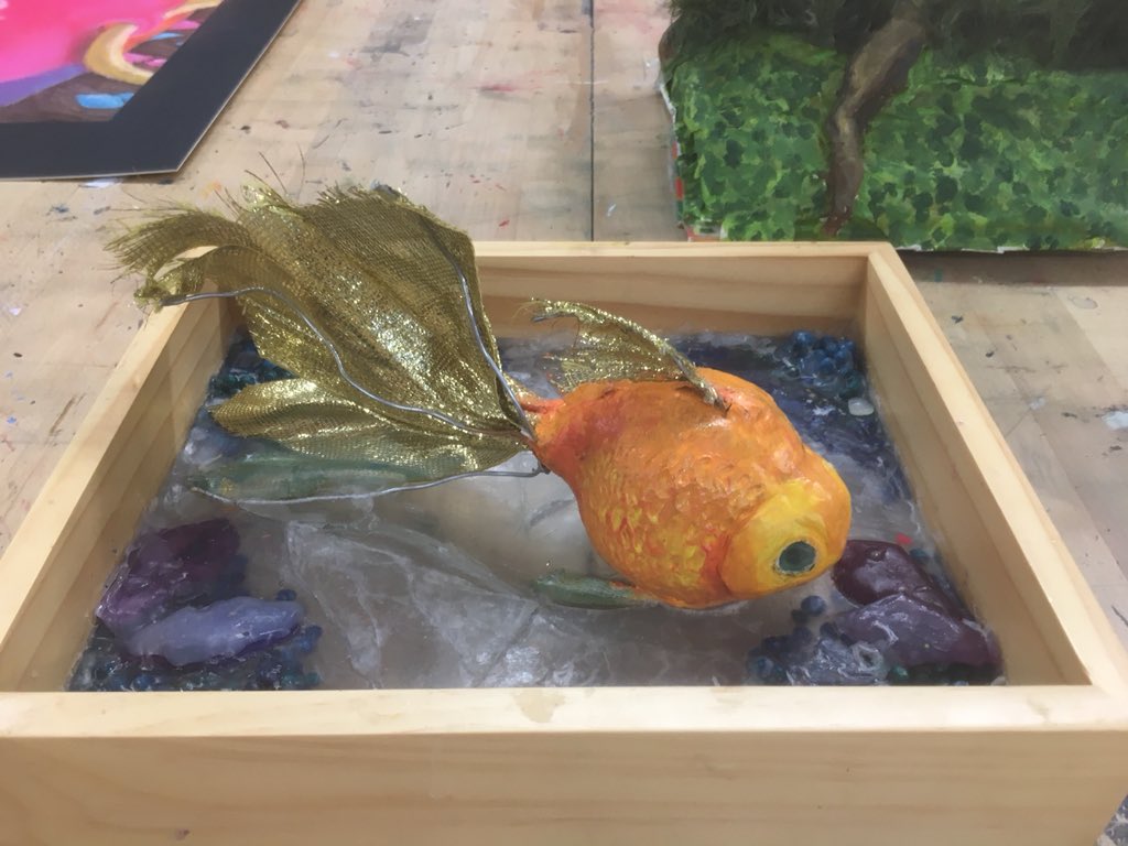 timeforbetty's tweet image. Outstanding artwork from Gabriella Gonzalez, this year’s Art Award  recipient! @WeehawkenTSD #WeeCreate. @ZywickiR @TonyColasurdo @FAmato53 @bcalligy @