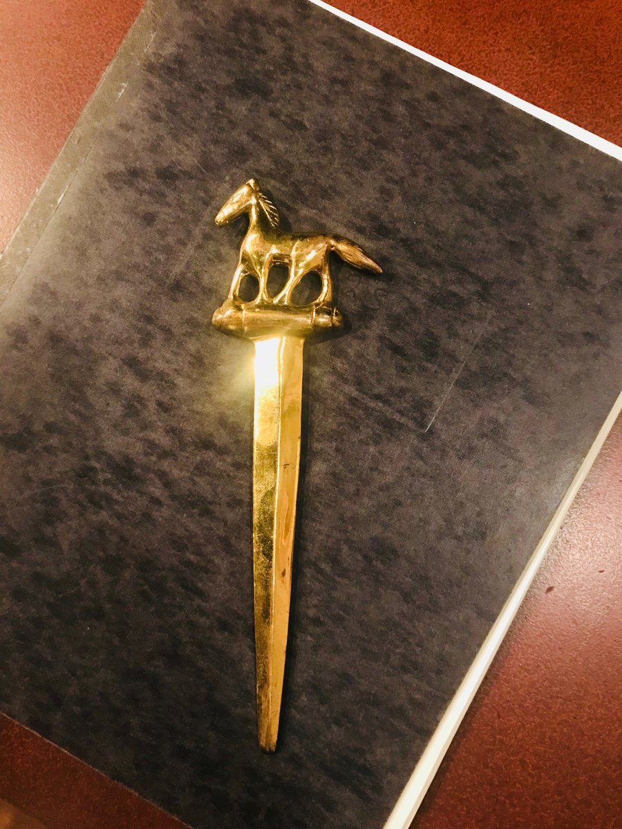 Time for another #MondayMystery! On which #GH set might you find this gorgeous letter opener?  Be specific! Come back Friday for the answer. @GeneralHospital #GH55