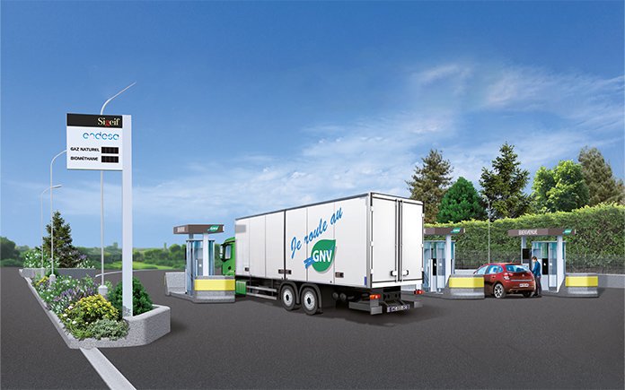gaznacom's tweet photo. Endesa abrirá su segunda estación pública de gas para vehículos en París, en concreto en Île-de-France, en el área metropolitana de la capital francesa, en Junio de 2019. Esta gasinera abrirá las 24 horas y dispondrá de dos surtidores, con posibilidad de extenderlos a cuatro. https://t.co/M3ga08nf2v