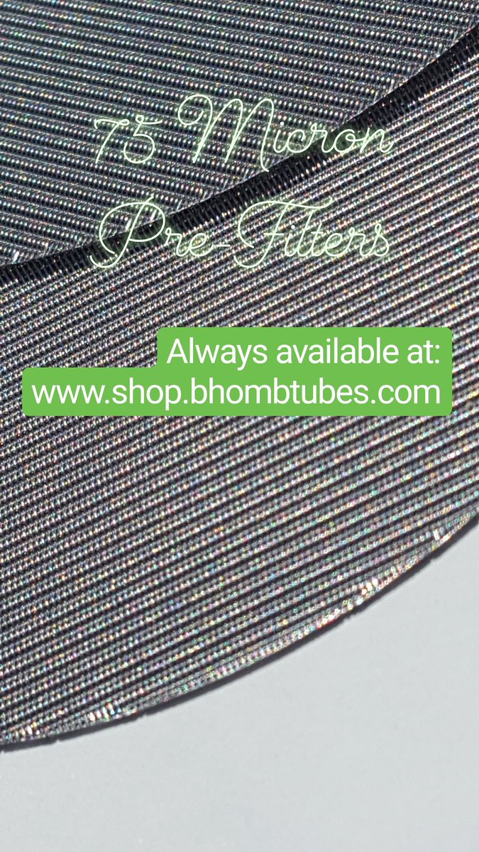 BT_Metal_Fab's tweet photo. ๐จShop our weaved micron disc filters anytime at https://t.co/Fs6LAfkZTF
All sizes are now In-Stock and ready to ship!!! * Send us a private message for a custom coupon code. #Bhombtubes #bhombtubecrew https://t.co/39UuS2S8G2