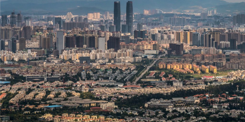 CityofKunming's tweet photo. Kunming is proud to have #WandaPlaza be part of its city life. Wanda Plaza's two skyscrapers in #Kunming are home to the global leading commercial brand, housing shopping malls, restaurants and hotels #VisitKunming https://t.co/AWkertXpCp