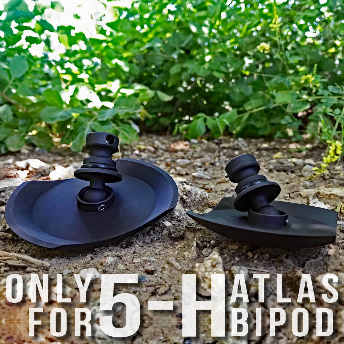 B&T Industries Atlas Bipod BT66 BAS Ski Feet For 5H Bipods Hunting