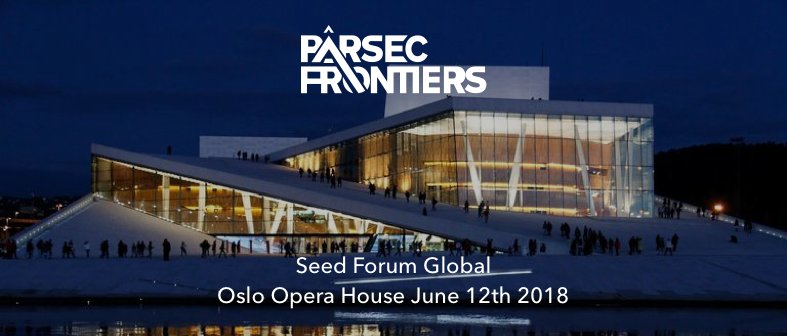 We'll be presenting Parsec Frontiers at Seed Forum Global - Scandinavia's biggest startup event - tomorrow June 12th at around 11:00 <a href="/SeedForumNorway/">Gülay Aydın</a> #SeedForumGlobal