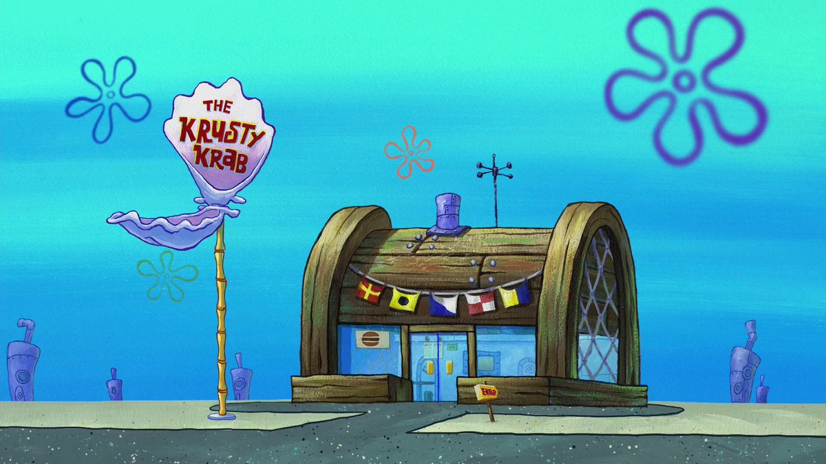 Since IHOP is now serving burgers, The Krusty Krab has decided to serve pancakes.