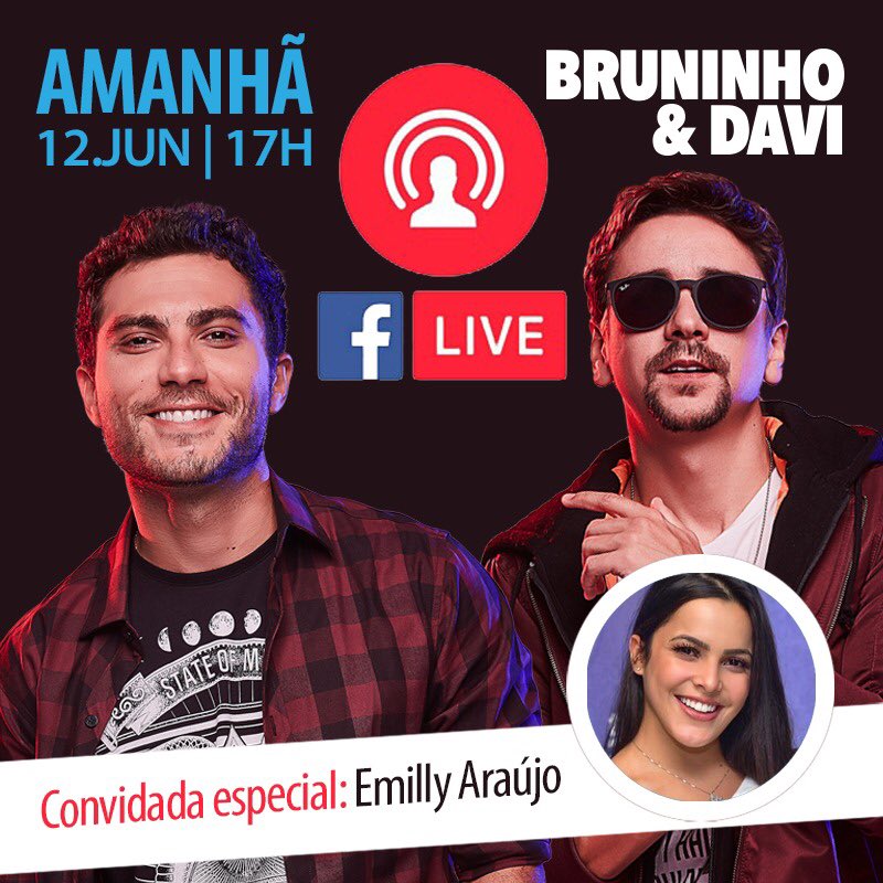 BruninhoeDavi's tweet photo. Amanhã é dia de ver se vcs tão com a gente no faceboook 😎😎😎 https://t.co/GhKsEuw7ND