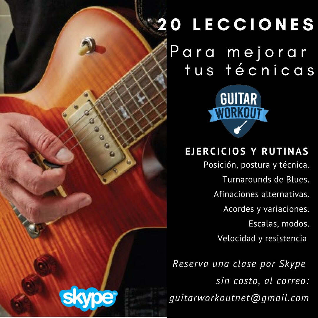 guitarworkout1's tweet photo. Organiza tu agenda en estas vacaciones, aparta una hora cada día para estudiar y aprovechar tus habilidades. 20 Lecciones para Guitarra Eléctrica, un pack cargado con ejercicios,  técnicas, retos y rutinas. Recomendado para quiénes están en nivel principiante/intermedio. 
25% 📴 https://t.co/FYcGfn0aqh