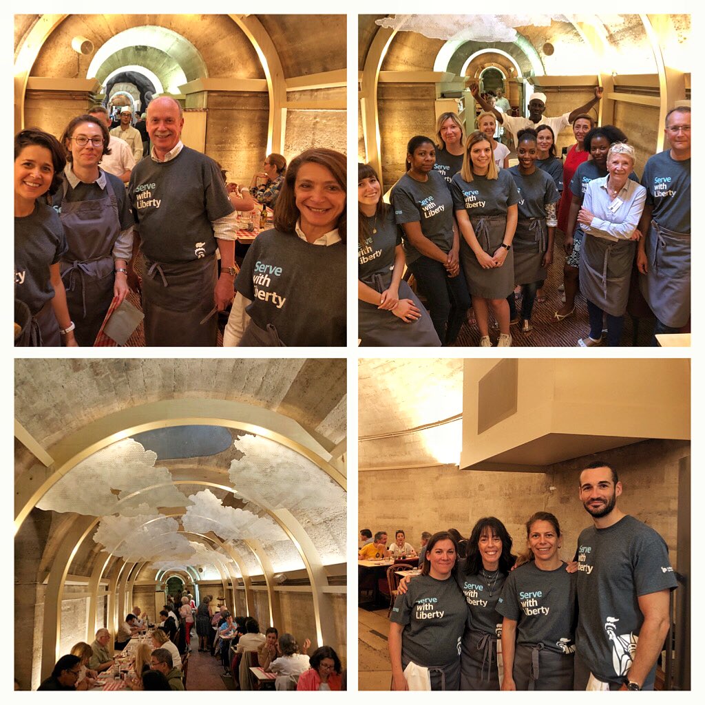 foyermadeleine's tweet photo. Merci aux équipes de @LibertySpecMkts, pour votre aide au service les 7 et 8 juin #servewithliberty2018 #foyerdelamadeleine https://t.co/3zt6dCE03b