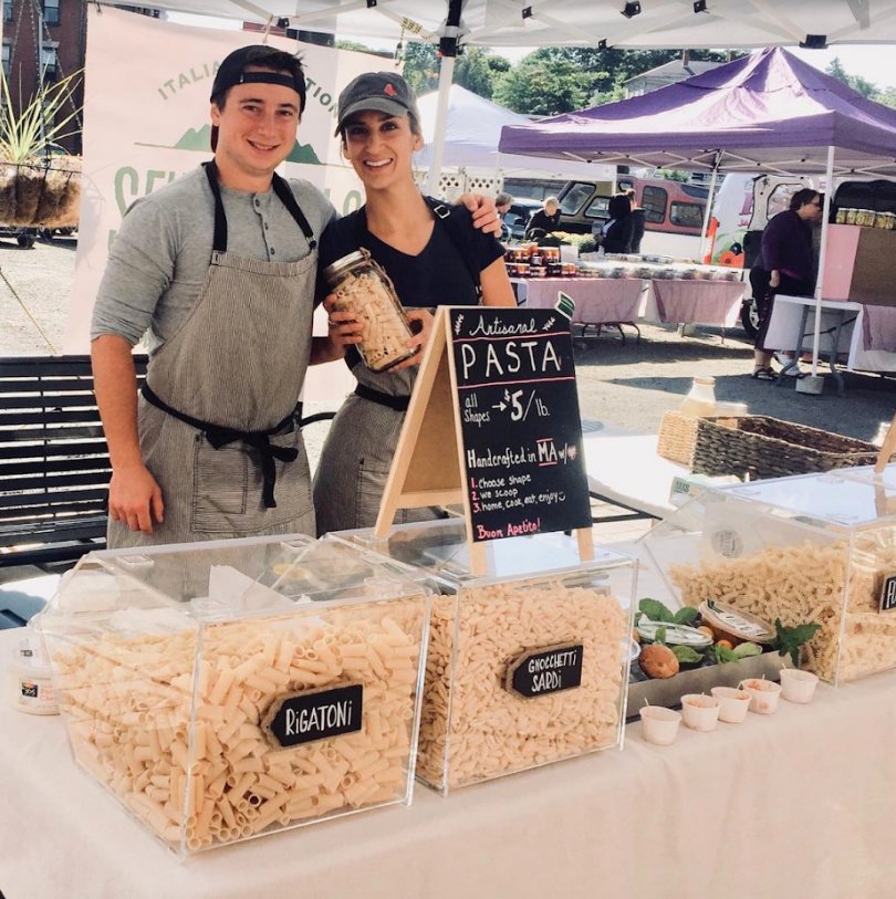 bostonlocalfood's tweet photo. You certainly won’t go hungry at #hyperlocalbrew with Seven Hills Pasta Co. Try any and all of their Artisan Dried Pasta in an assortment of shapes (Rigatoni, Fusilli, Gnocchetti Sardi, Casarecce) at #hyperlocalbrew this Saturday, June 16, 2018 https://t.co/5k9qLcaVPT