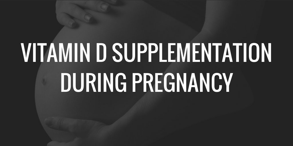 FCAND on Twitter ""Vitamin D supplementation during pregnancy may