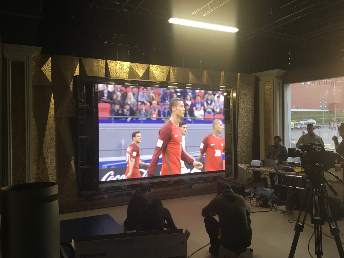 LMG_BeyondTech's tweet photo. .@FOXSports teamed up with LMG and @Sony to provide the on-location broadcast LED display for the 2018 @FIFAWorldCup! LMG designed, provided, and installed the custom Sony CLED display! #LMGSystemsIntegration https://t.co/jAea7c7GNR