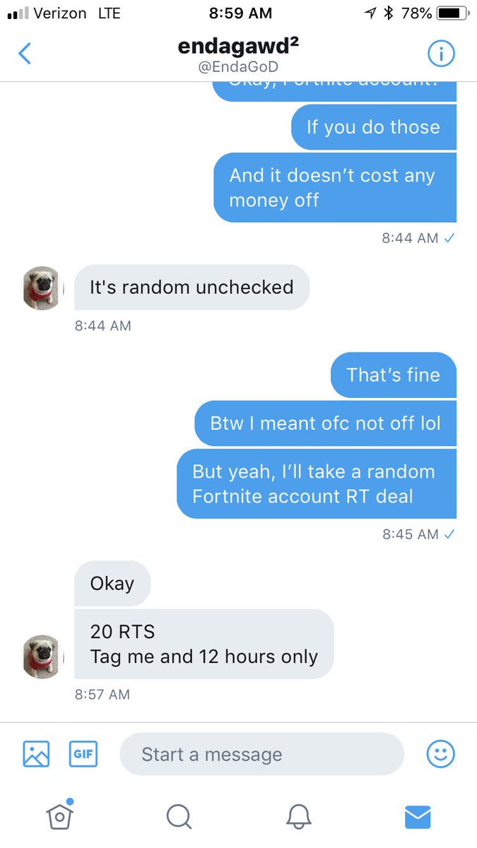 NotAGoodName25's tweet photo. Alright guys I need 20 RT’s for a random Fortnite account from @EndaGoD! Please RT if you see this! @Stupid_User @Lakes2Lakes https://t.co/zSLvvAJxdJ