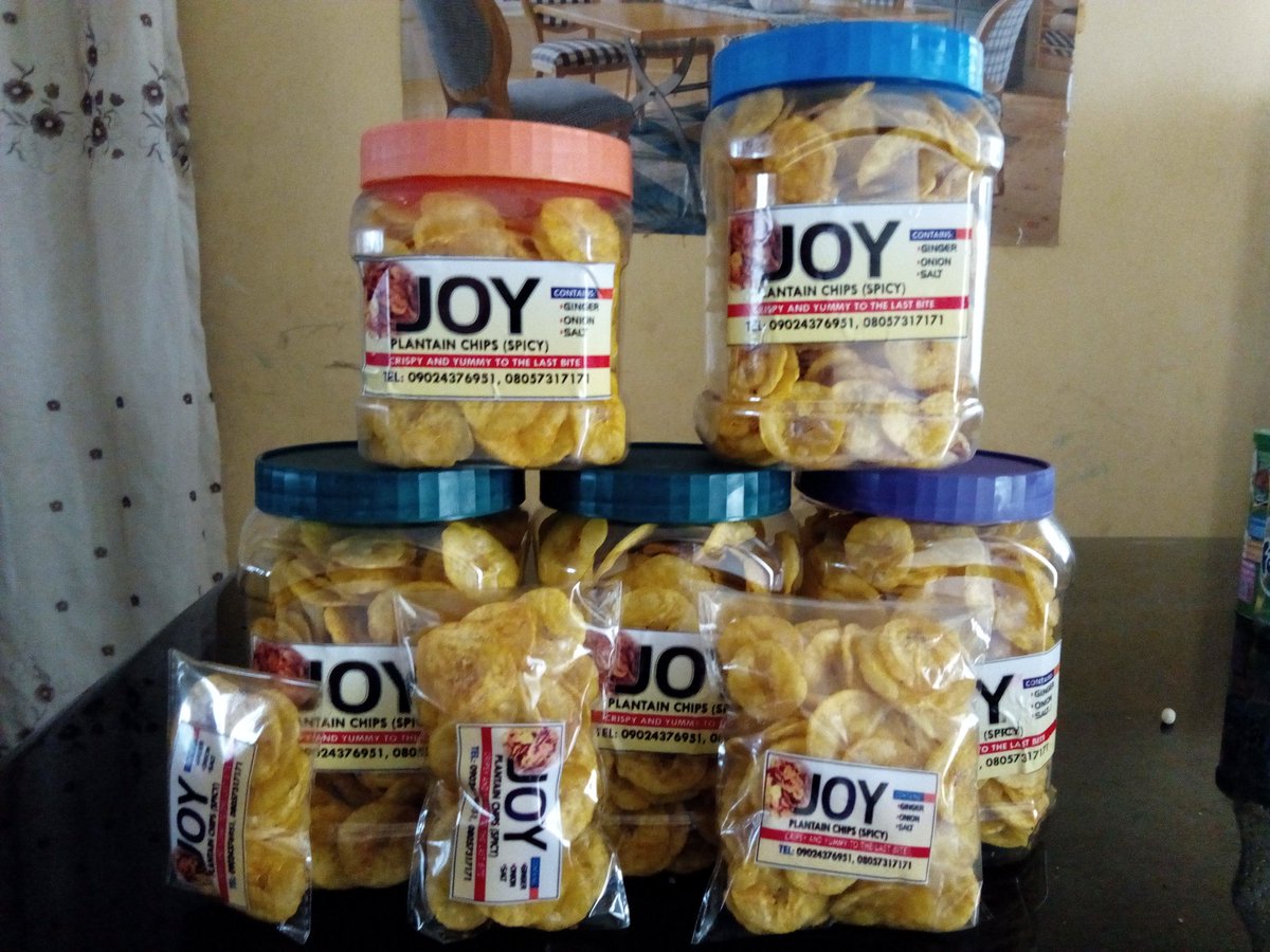 joymealsconcept's tweet photo. I make yummy plantain chips. What are snacking on for lunch? DM me to place orders.
#snacks
#childrensnacks
#plantainchips
#womanentrepreneur
#ilorinsnacks #delicious #yummy https://t.co/qjLtBpZ3fi