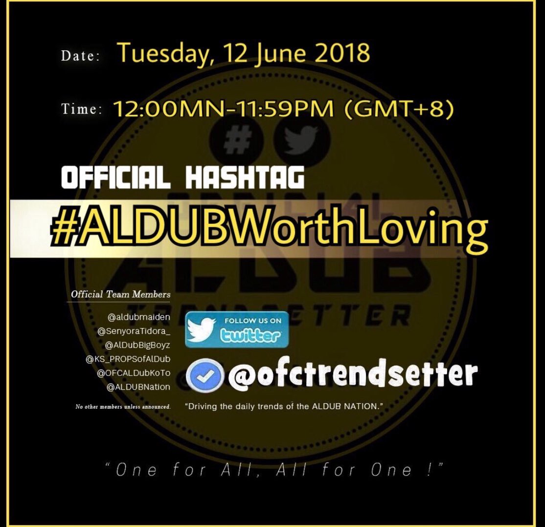 No matter how long it takes, true  love is worth the wait <a href="/aldenrichards02/">Alden Richards</a> <a href="/mainedcm/">Maine Mendoza</a> 

#ALDUBWorthLoving <a href="/ofctrendsetter/">TEAM OAT ᴬᴰᴺ</a> <a href="/SenyoraTidora_/">SENYORA TIDORA ᴬᴰᴺ</a> <a href="/autumnharmony89/">민주야 | TFVU TEAM B</a>  @YayadubCloset <a href="/lidpok/">aleish</a> <a href="/Glynnchen/">ALDUB_GER_Glynnchenᴬᴰᴺ</a>