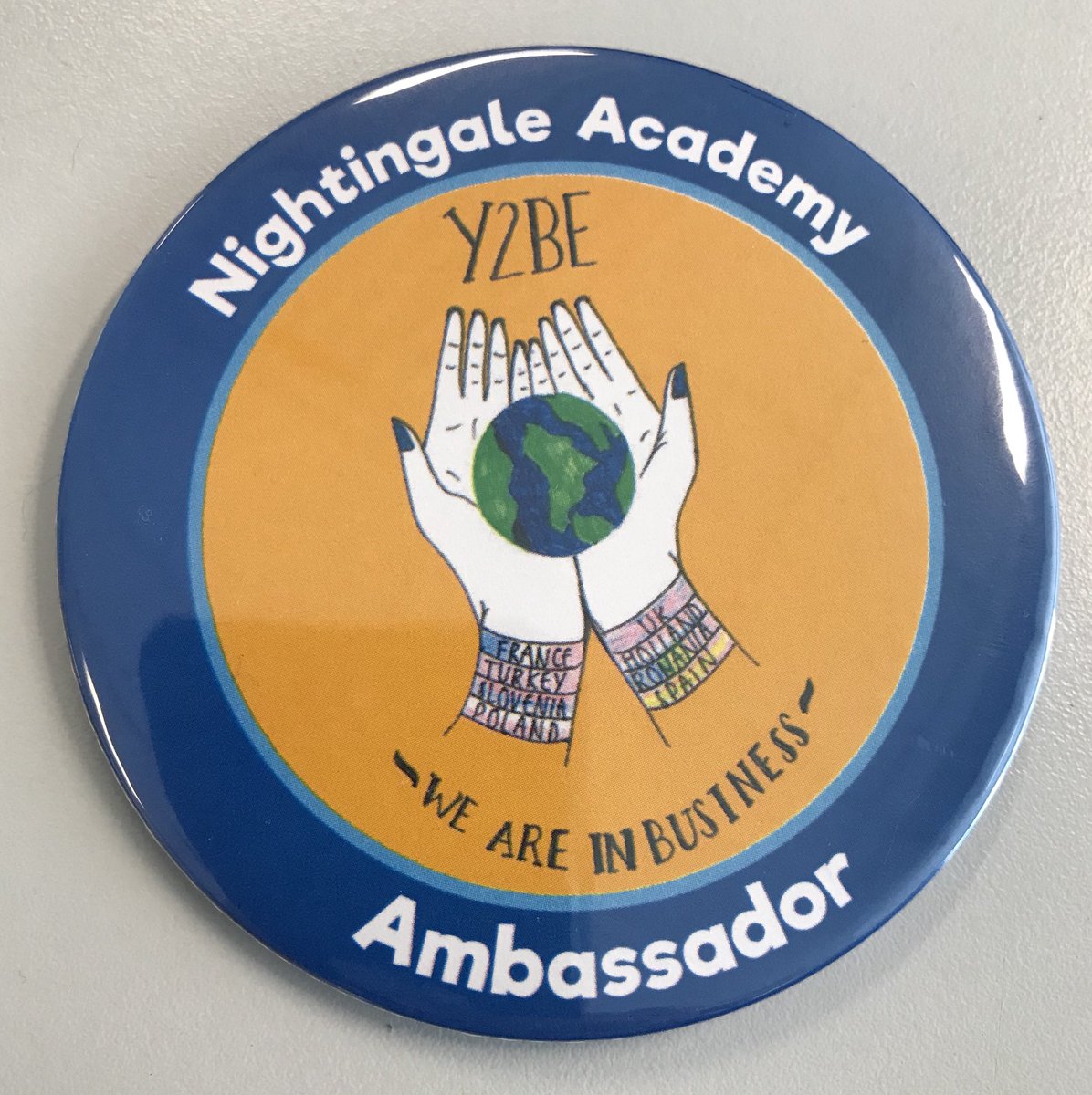 Nightingale_NTA's tweet photo. Y2BE Ambassadors Badges ready for our @ERAMUSplusNTA @EUErasmusPlus visitors coming from around #europe to @Nightingale_NTA @AETAcademies @KLCWrites #aspiration #ErasmusPlus https://t.co/7W22drcdDA