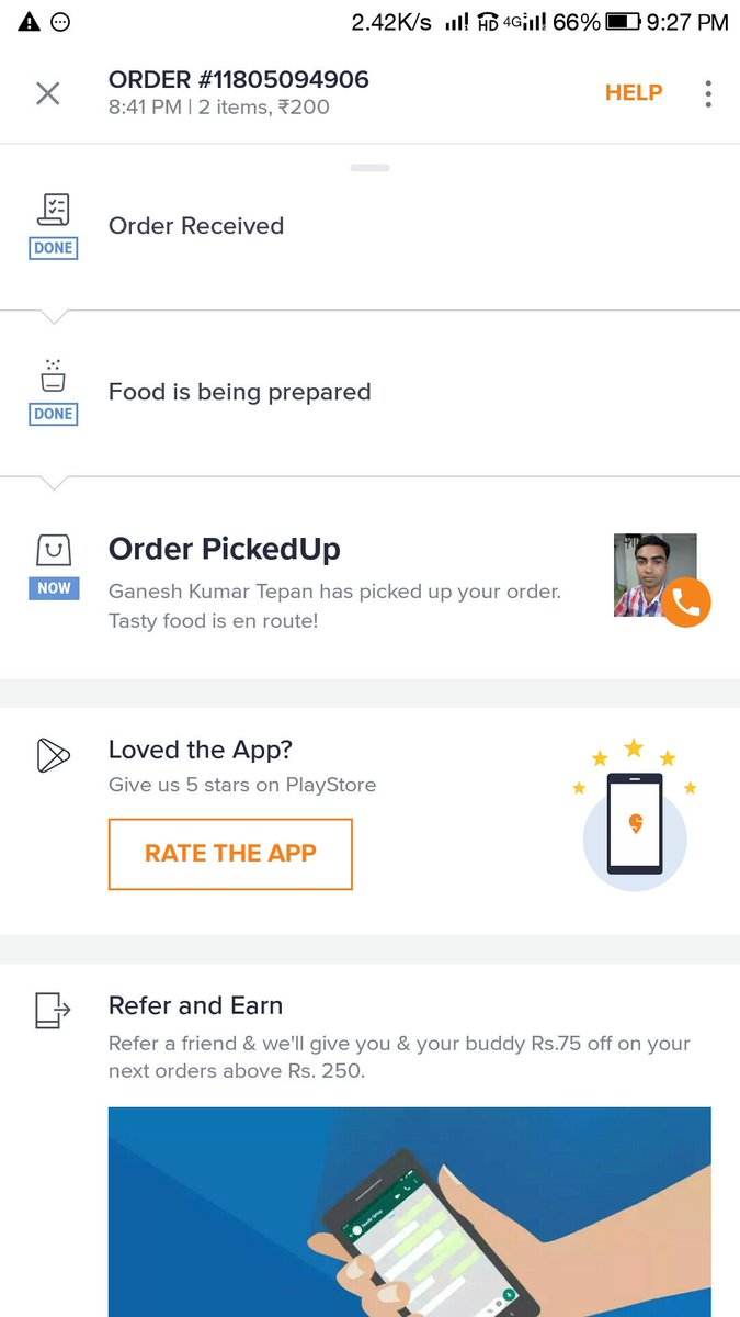 Prashantuv243's tweet image. @SwiggyCares  - This is the most #pathatic #deliveryman of your company #swiggy, you sucks in #delievery. He is #dumbass, said "Main nahi aata aage pichhe location ke" #rude like anything,this is your choice to #hire #illeterate #mannerless #morons. Just give my #moneyback #hell