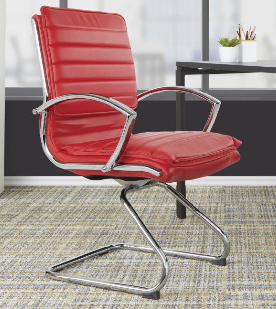 officestarprod's tweet photo. The Guest Faux Leather Chair features a solid chrome finish with a contoured seat and back.
https://t.co/Pz0bKY6Fum
#ProlineII #officechair #officedesign #contourchair https://t.co/G8TObpTidO