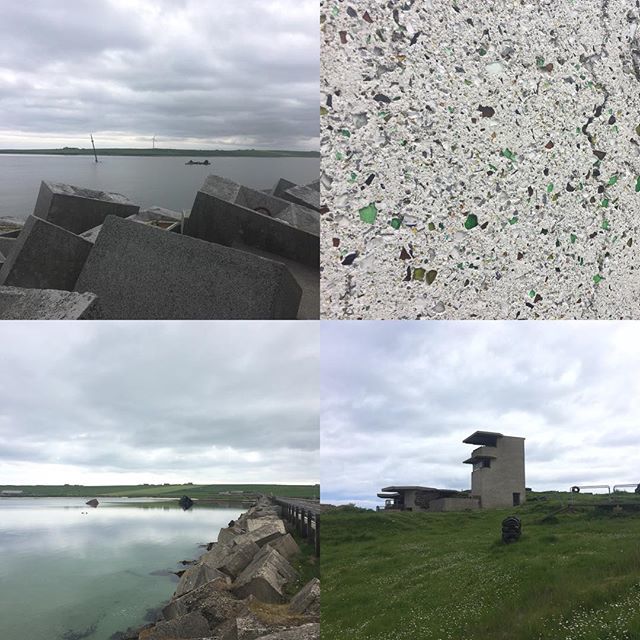 graeme900's tweet photo. Got out onto the #churchillbarriers today (2 & 3) and took a walk. Thereβs some real beauty in the concrete used to create the barriers and was nice to see some of the #WW1 #blockships as well as pillboxes. #orkney #scotland #twitter https://t.co/HpKJ9XUcu0 https://t.co/gXLA2zZ98X