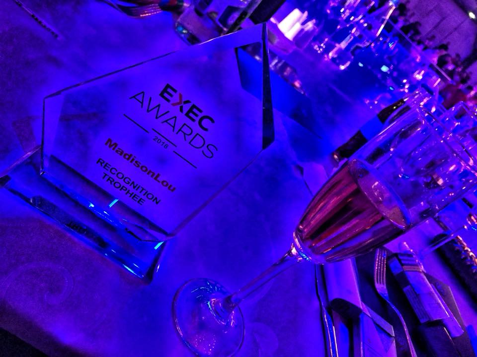 SmartChatStudio's tweet photo. @MadisonLouGG is the happy winner of the Recognition Trophee from the @WebCammingRo team at the #ExecAwards 2018 #AWSummit 🏆 https://t.co/vutAqcCnaT
