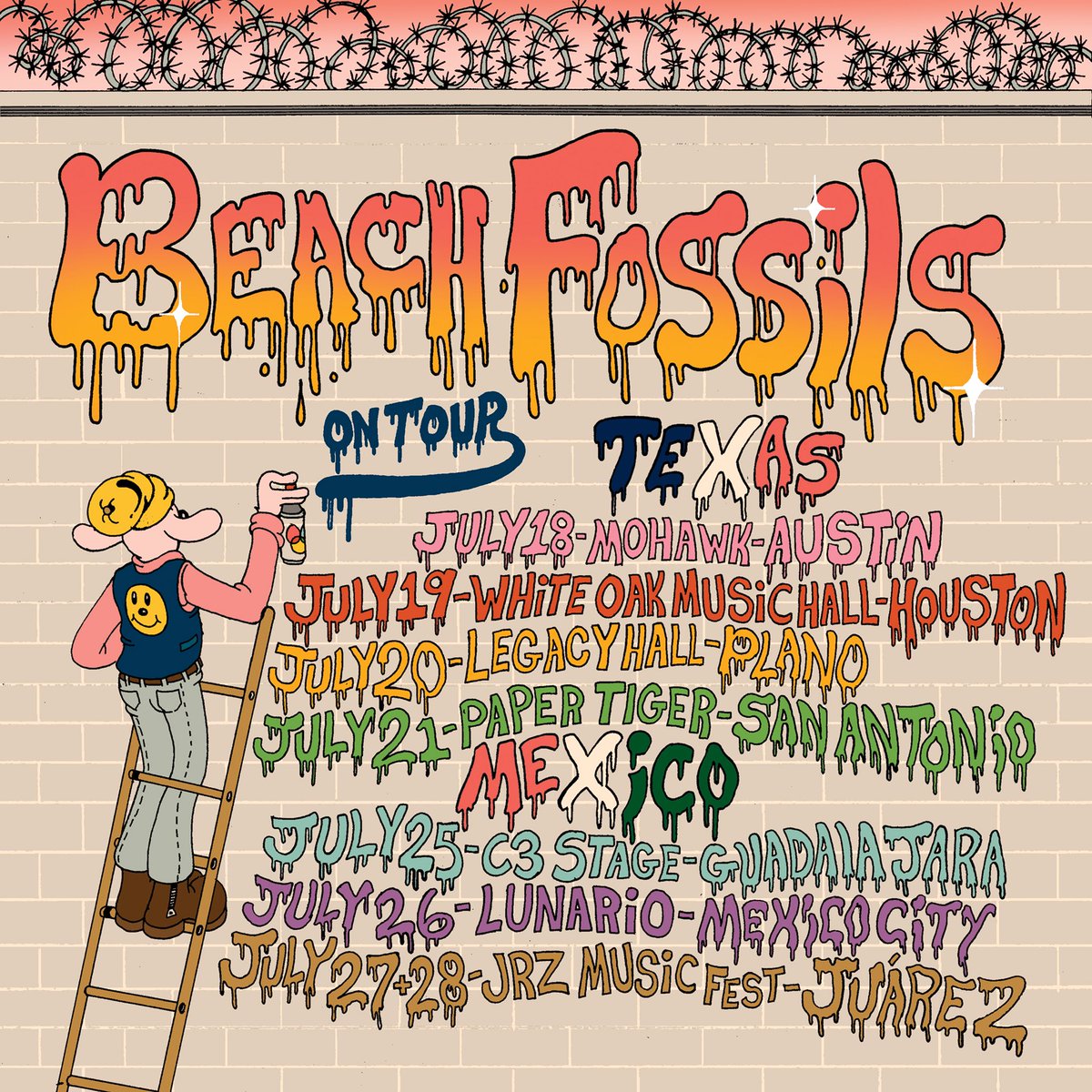 Beach Fossils On Twitter Texas Mexico