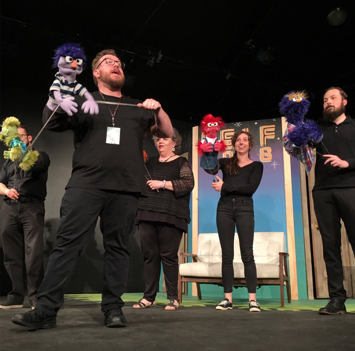 ECityPuppets's tweet photo. We had a blast at the 2018 Ocean State Improv Festival! Thanks to the @theCTC for having us! https://t.co/NDcfgssq2D