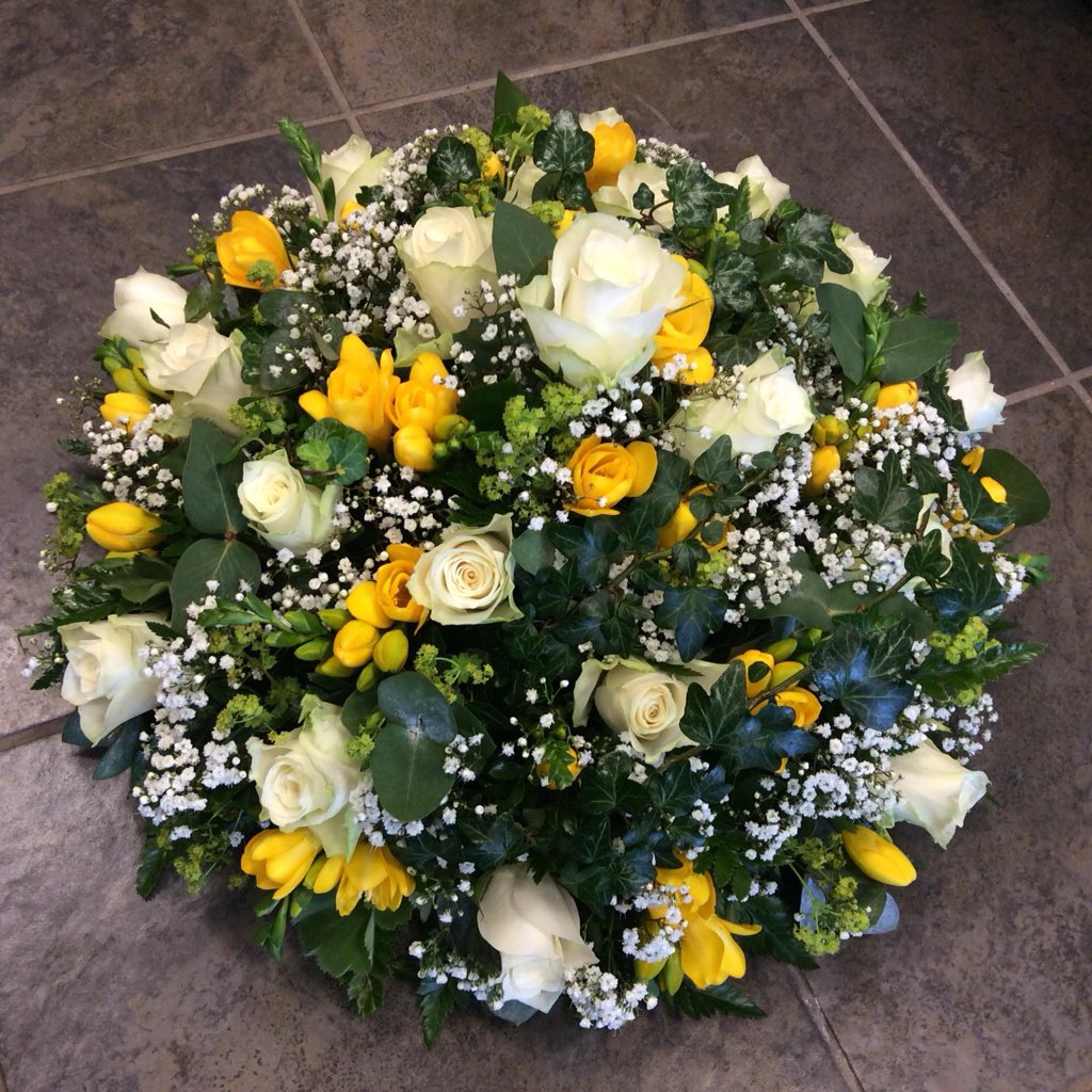 GeorgeShopsales's tweet photo. Our days can be filled with happiness and laughter but also sadness. A celebration of a loved one, no longer here in person but here in spirit. 

#swindon #florist #funeral #arrangement #heart #wreath #posy #spray #memories #flowers #pink #yellow #white #green #lilac https://t.co/usSsJDOfa1