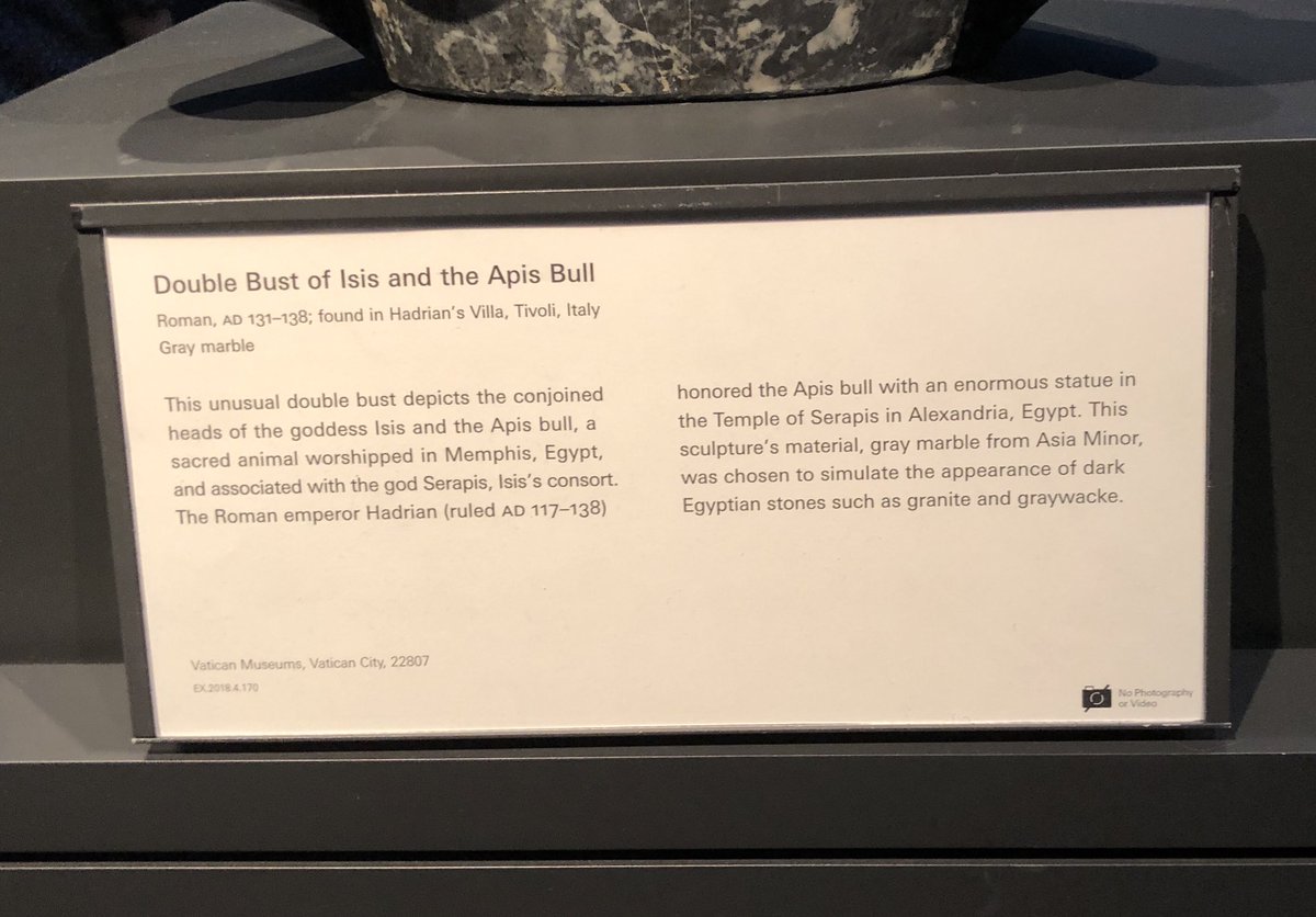 chapps's tweet photo. I was asked to retweet this amazing bust and tag it with #reversenotobverse. One of the biggest surprises of the @GettyMuseum Egypt exhibition. https://t.co/fKqh649cac