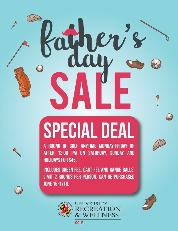 father's day golf sale