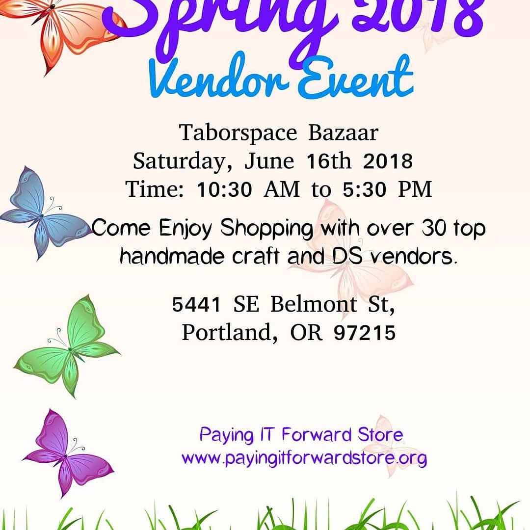Come join us @ the TaborSpace Spring Bazaar Sat. June 16th! There will be raffles, giveways, & free gift basket #Craftpromoter #bazaar #etsyclub #craftshout #craftychaching #craftfair #heartnsoul #heartnsoulbyus #bathandbeauty #etsysell #craftevent #payingitforward @EtsyPromoters