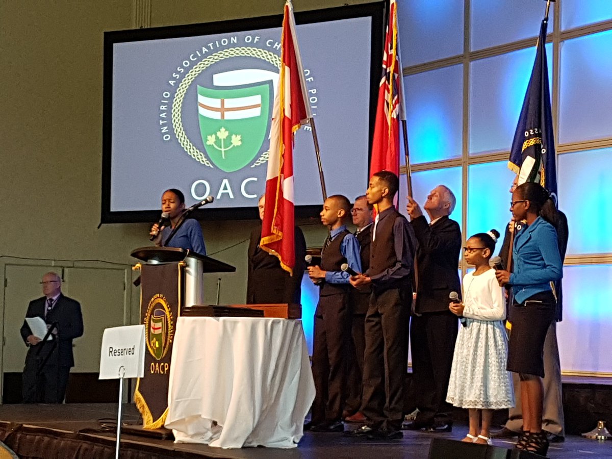 PhilCrnko's tweet photo. Had the pleasure of hearing The Chitans sing the Canadian national anthem at the opening of the #OACP2018 conference! Truly amazing voices from these young, gifted and superb singers from @TheChitans!! What a great start to the conference - thank you!! @MotoSolutions #OACP18 https://t.co/VusyuSFEU4