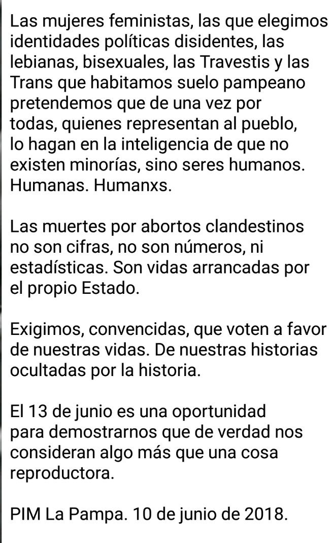 ValenCavallotti's tweet photo. #AbortoLegalYa #LaPampa #AbortoLegalOClandestino #AbortoLegalOAbortoClandestino @MelinaDelu @RauschenbergerA @Dkroneberger @ZiliottoSergio @Martinmaq @CampAbortoLegal @actrices_arg https://t.co/ia7shbpOua