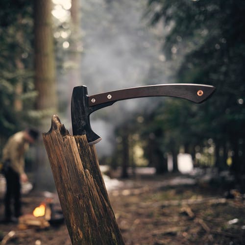 The <a href="/BarebonesLiving/">Barebones Living</a> Hatchet is worth getting just for that super sleek design that still sports the necessary features. Full details: ow.ly/Z1Ot30krFUh #justaddadventure