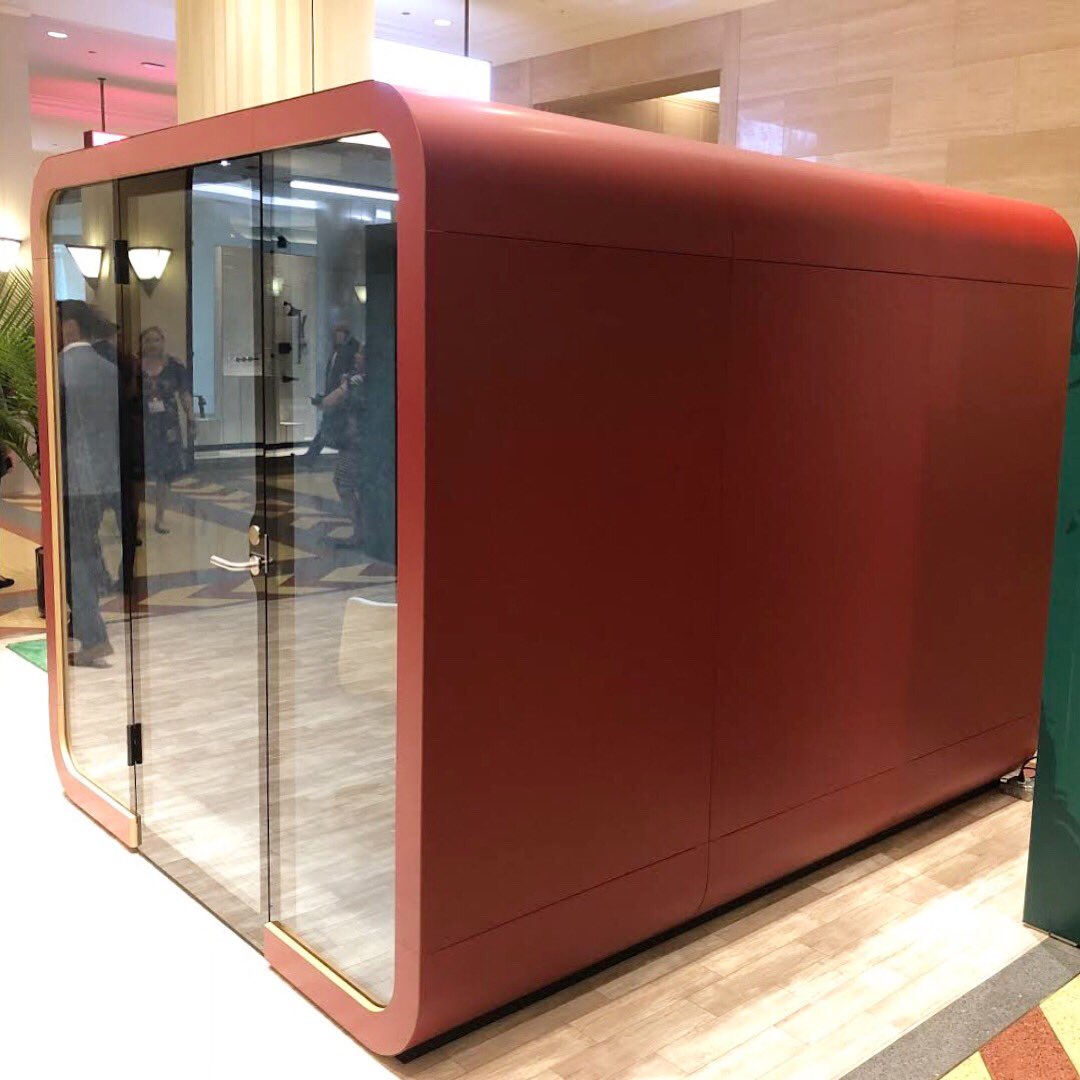 wellteklondon's tweet image. Introducing 2Q - the ultimate meeting pod for 4-5 people by @frameryfinland. Check it out at @NeoCon_Shows - Stand 7-7062 #NeoCon #NeoCon50 #Framery