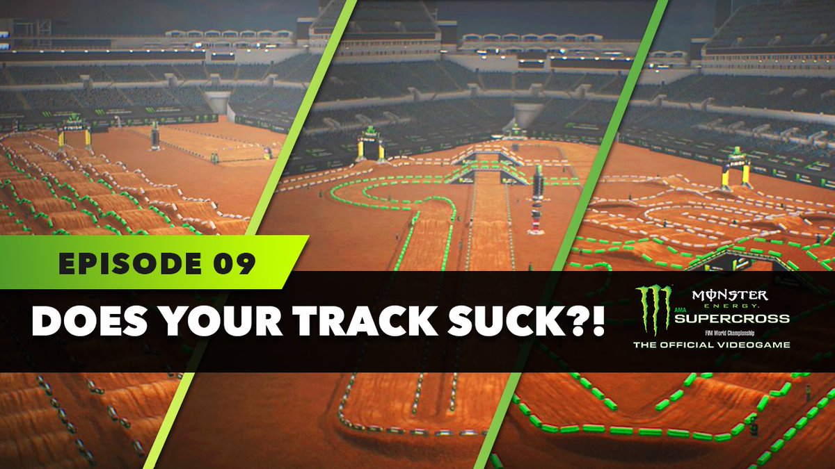 windham151's tweet photo. NEW EPISODE ON THE CHANNEL!!!
Does Your Track Suck? - Episode 9 - Monster Energy Supercross The Game! https://t.co/7NlXwJHUtg via @YouTube

#MonsterEnergy #SupercrossTheGame #TrackEditor #CustomTracks #DoesYourTrackSuck https://t.co/bpddm8CKkj