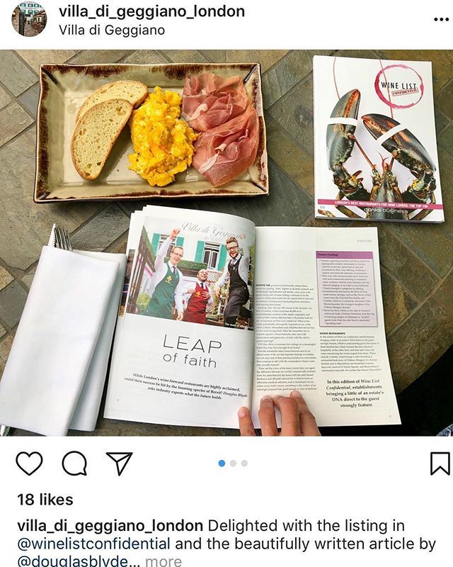 WLConfidential's tweet image. A fantastic list! you&apos;re welcome @villa_di_geggiano_london .
.
.
#winelistconfidential #2018 #londonsbest #winelists #italy #italian #finedininglovers #drinksinthesun ift.tt/2l2tCxC