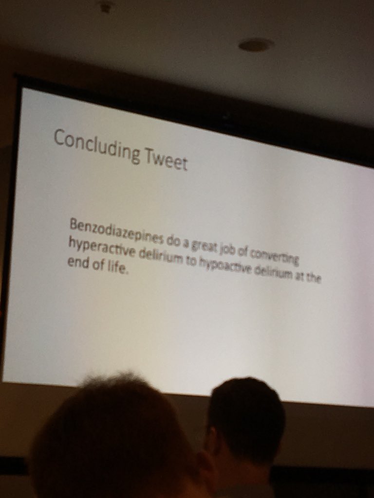 This presenter knows how to communicate. American Delirium Society meeting in San Francisco